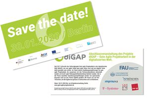 Einladungsflyer zur diGAP Abschlussveranstaltung